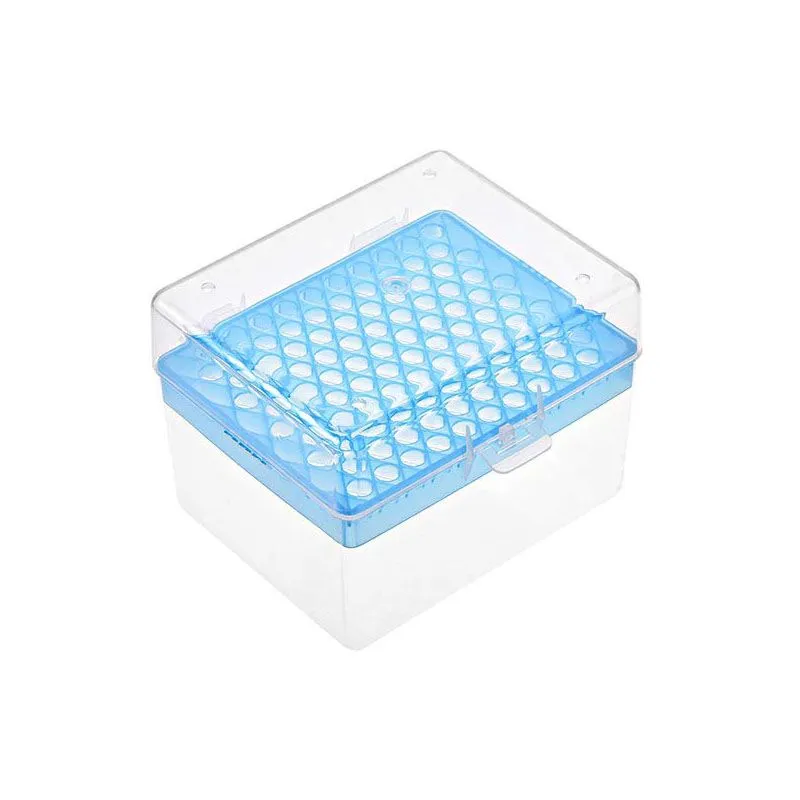 Hộp đầu tip pipet 24well 96well cho đầu tip Gilson màu vàng