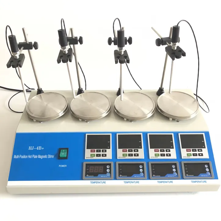 Máy khuấy từ đa vị trí có đĩa nóng
